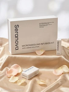 Seranova Microneedling Infusion Kit Serum for Face Anti-Aging Wrinkles Lines New