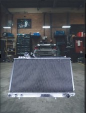 3 Row Aluminum Radiator For Toyota Supra 3.0 Turbo MT MA70 MK3 SOARER MZ20 7MGT