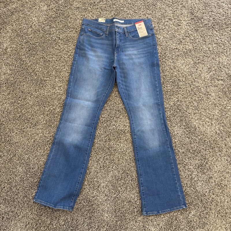 Levi's Women's 315 Shaping Bootcut Jeans, Personal Wealth, Blue, 32 x 32