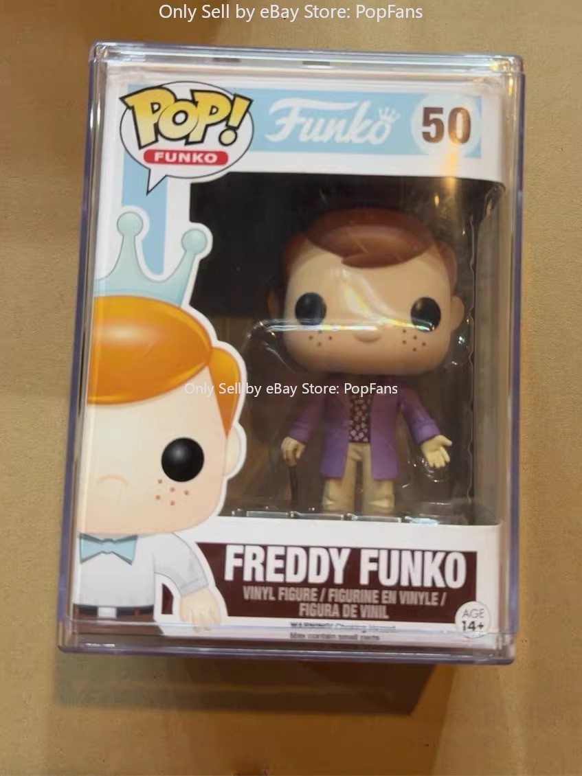 Protector duro Freddy Funko Pop 50 como Willy Wonka 500 piezas limitado 2016 Comic Con