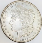 1892 S MORGAN TOUGH S MINT. CHOICE AU+++ SOUGHT AFTER DATE  NR #64850