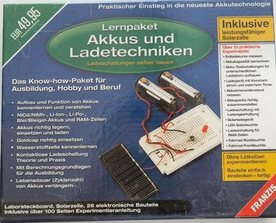 Franzis Lernpaket Akkus und Ladetechniken, neuwertig - Bild 1 von 3