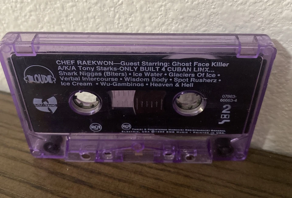 Raekwon Only Built 4 Cuban Linx Original 1995 Purple Tape *no case* Foto 4 de 4