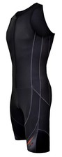 Funkier Men's Pace Mens Tri Suit/Triathlon Suit. Black. (trs-4503-sg-1) M Black