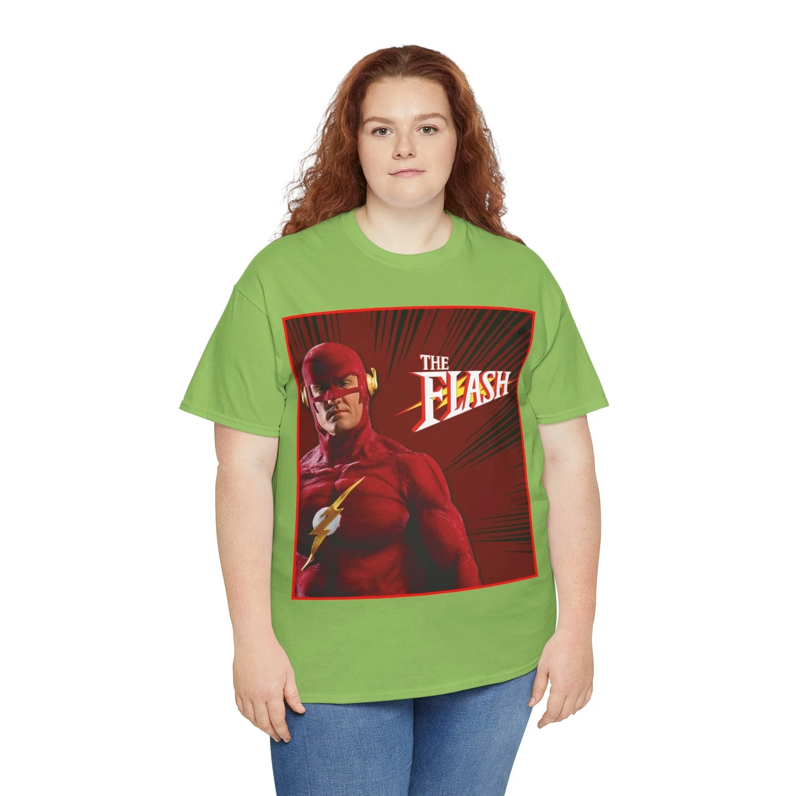 Flash T-Shirt - John Wesley Shipp - DC Comics 1990s TV Series - Barry Allen