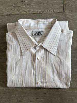 は*り様 80s HERMES Shirt Bespoke Made in Fr 80s HERMES Shirt Bespoke Made in French HERMES, Hermes