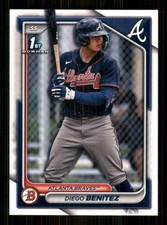2024 Bowman Prospects #BP-39 Diego Benitez Atlanta Braves 60734