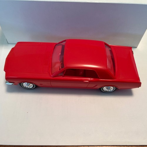 1965 Ford Mustang Plastic Promo Model 1/25 Scale Red - Picture 3 of 10