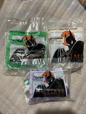 Mcdonald  s Happy Meal Batman Three Toy Lot Factory Sealed