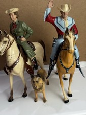 Hartland Plastics Complete Set Roy Roger  s, Dale Evan  s And Bullet