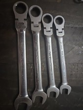 Gearwrench Flex-head Ratcheting Combination Wrench Set Metric 14 15 17 19mm Lot