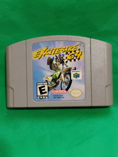 ExciteBike 64 Nintendo 64 (1997) Vintage Authentic Cartridge - TESTED!
