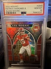 2022 Patrick Mahomes Mosaic PSA 10 Case Hit Ssp Stained Glass