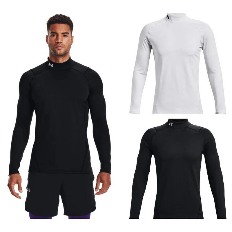 Under Armour 1366066 Men's UA ColdGear® Armour Fitted Mock Shirt Long Sleeve Tee