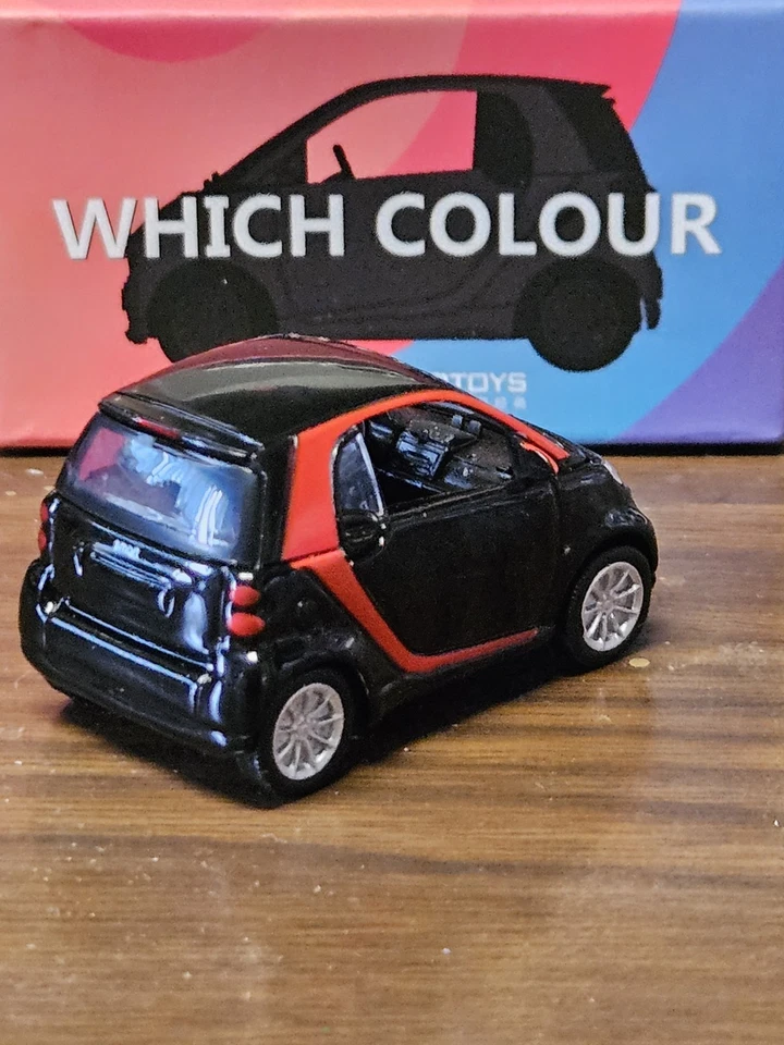 # 1/64 XCARTOYS - SMART FORTWO NERO-ROSSO BATTAX # - Immagine 2 di 2