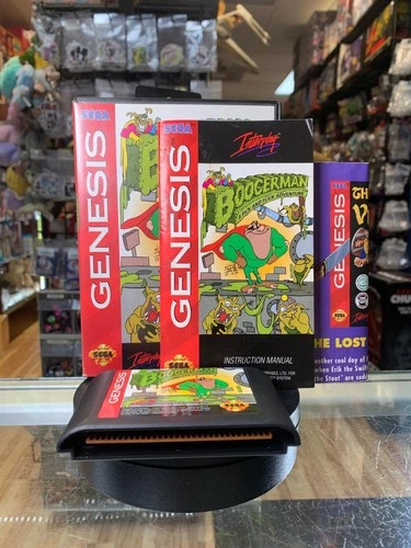 Boogerman Pick & Flick (Sega Genesis, Vintage Video Games) COMPLETE