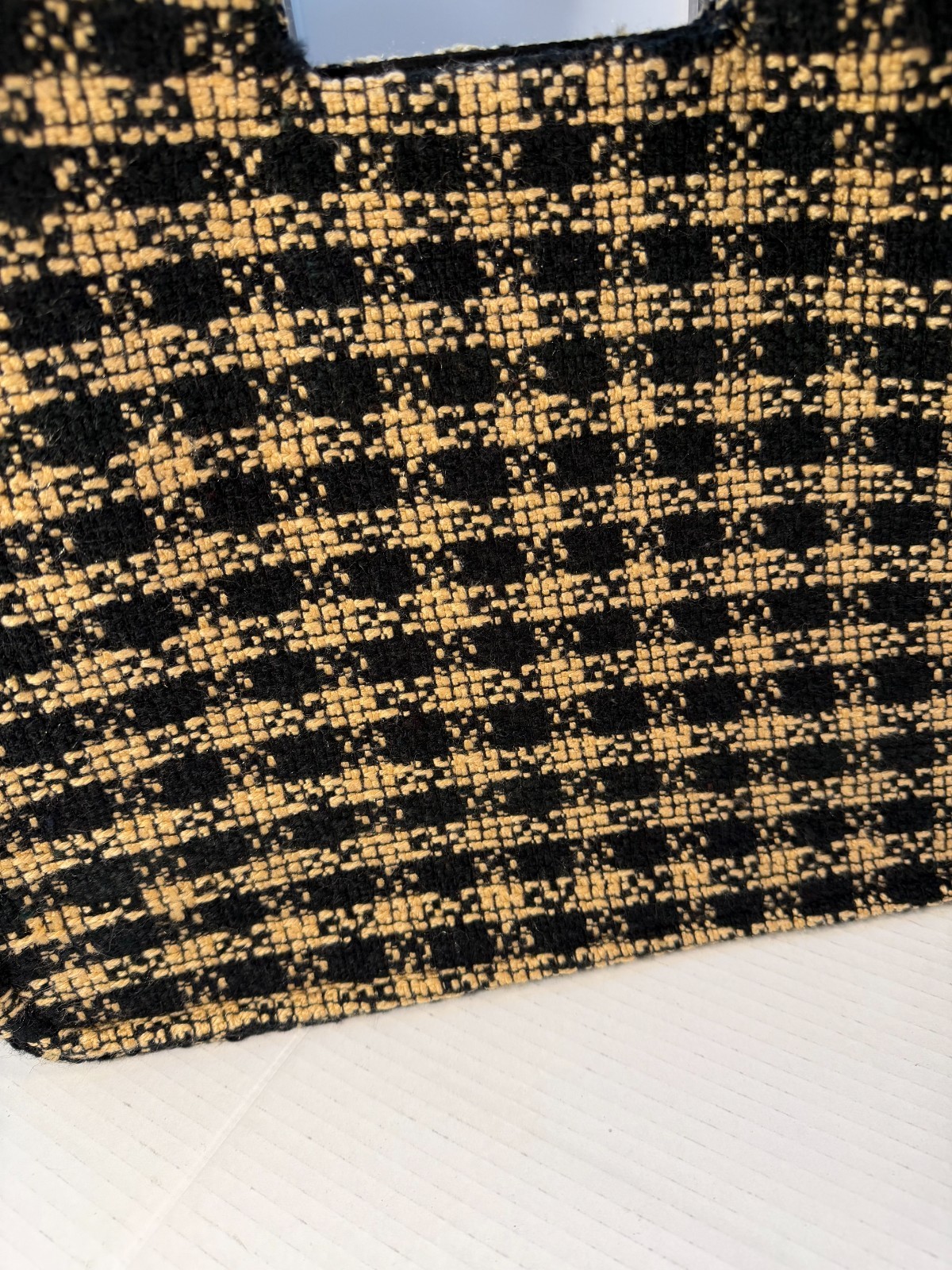 Accessorize Houndstooth large Stylish Handbag - image 6