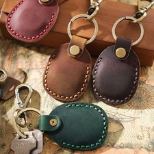 Leather Key Chain Men Car Key Ring fob Creative Gift Keychain Keyring Card Sets