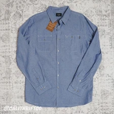 HUF Chambray Work Shirt Button-Up – Men’s XL