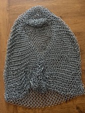 Camaglio in cotta di maglia medioevale