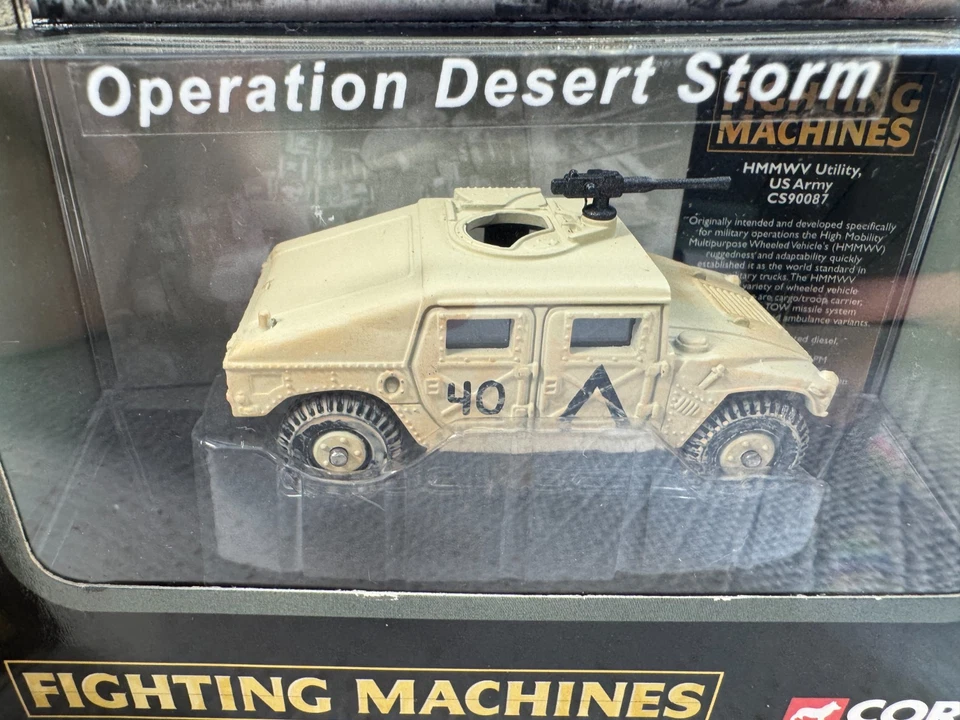 CORGI - DIECAST FIGHTING MACHINES - MI ABRAMS TANK & HUMMER -NEW💥T1489 - Image 3 of 4