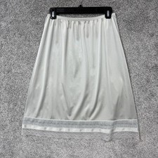 Vintage 70s 80s Vanity Fair Half Slip Skirt M Victorian Regencycore Coquette USA