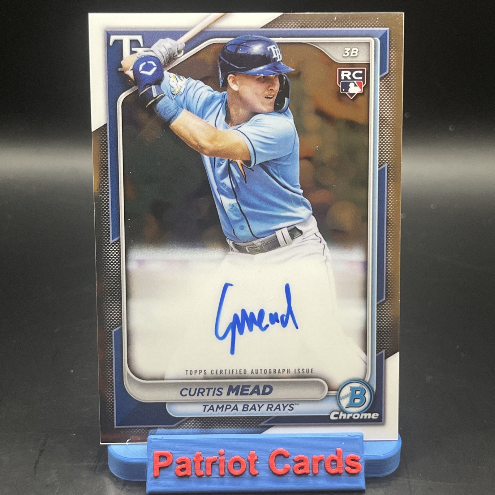2024 Bowman - Chrome Rookie Autographs Curtis Mead #CRA-CME (AU, RC)