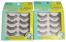 2 x Ardell Pro- Active Lash, High Endurance, Flexible Band- Gainz  8 Pairs Total