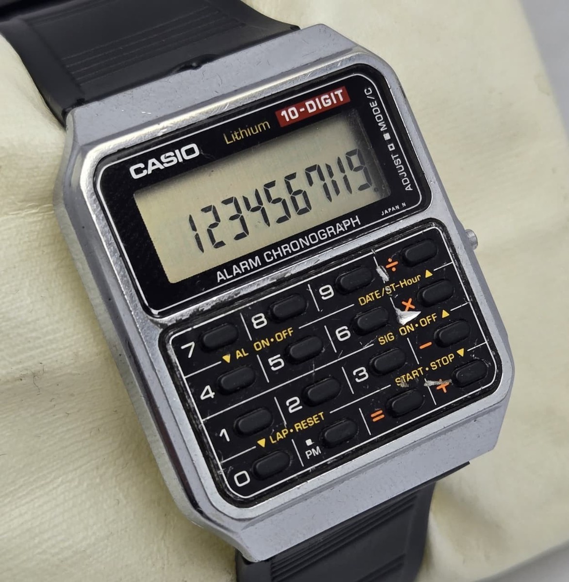 Casio Lithium 481 Calculator CA-601 Quartz 10 Digit Vintage Men's