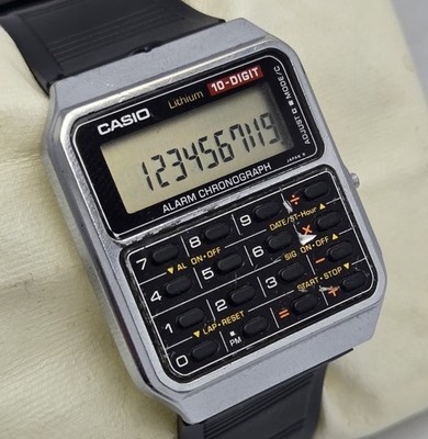 Casio Lithium 481 Calculator CA-601 Quartz 10 Digit Vintage Men s Watch