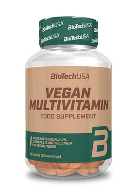 BioTechUSA   Vegan Multivitamintabletten (60 Tabletten)