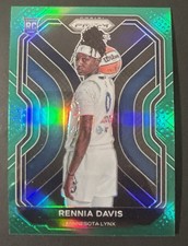 2021 Panini Prizm WNBA #97 Rennia Davis Green Prizm Minnesota Lynx Tennessee