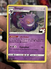 Gengar 085/202 Swsh01: Spada e Scudo Holo Carta Pokemon Bibliotecaria NM