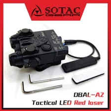 Tactical PEQ DBAL-A2 Aiming Red Infrared Aiming Laser White Hunting Strobe Light