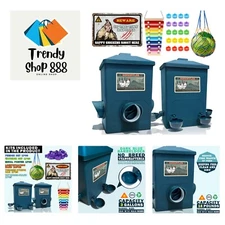 Automatic Port Chicken Feeder and Cup Waterer Set - Chicken Coop Accessories,...