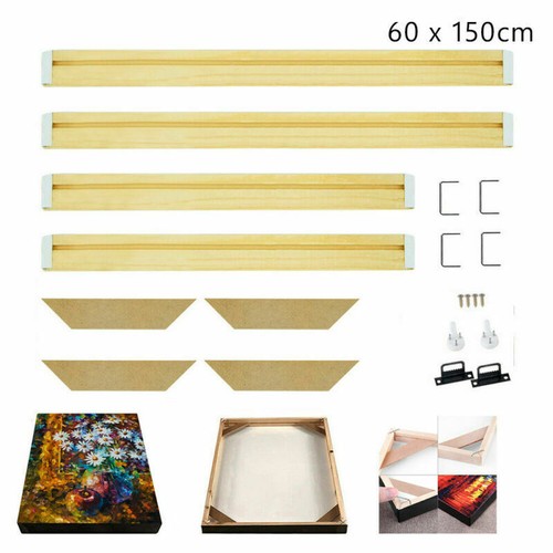 Stretcher Wall Gallery Strips Bar Professional Frame Canvas Pine Art DIY Wooden - Picture 36 of 36