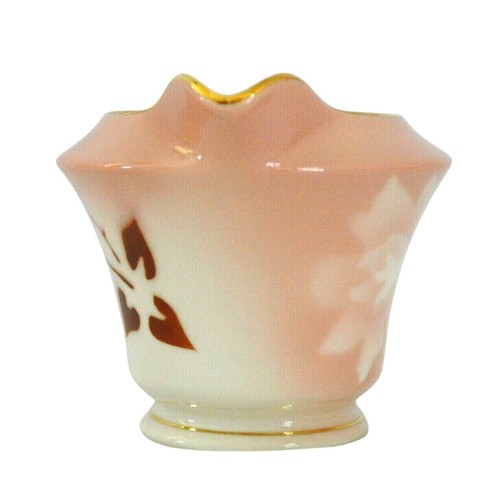 Syracuse China Creamer Pitcher Madame Butterfly Peach Shadow Rose - Picture 3 of 8