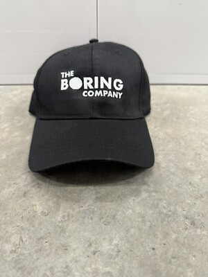 The Boring Company Hat, Authentic SPORTSMAN Elon Musk Tesla Space