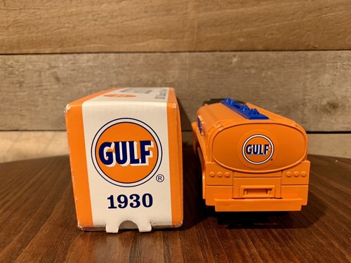 ERTL Gulf Oil, Limited Ed, 1930 Diamond T Fuel Tanker, Coin Bank - Afbeelding 4 van 9