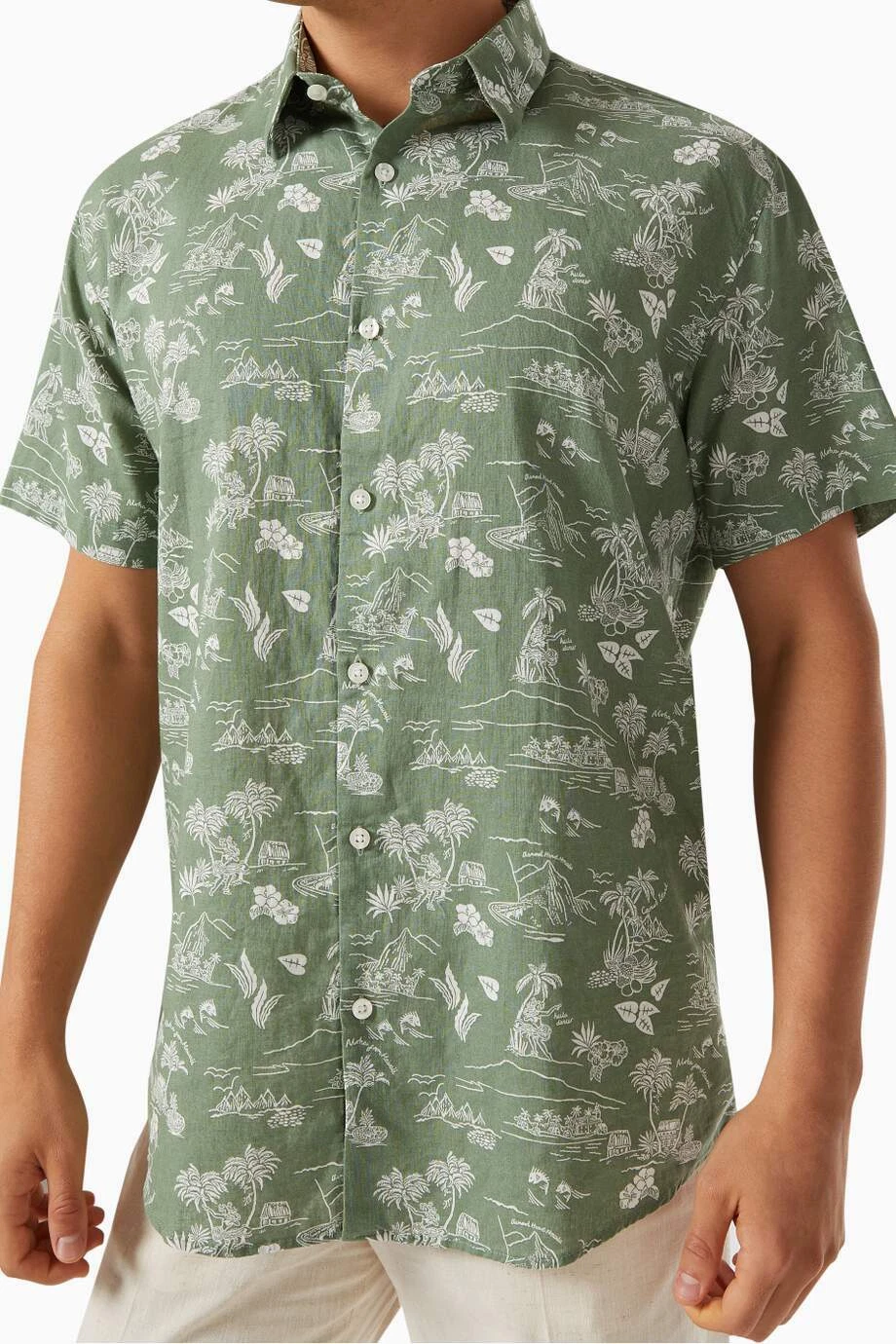 Selected Homme Organic Cotton-linen Short-Sleeved Shirt - Size M ,BNWT