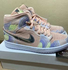 jordan 1 mid se washed coral