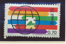 Brazil Stamp Scott #1413, Mint Hinged