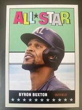2022 Topps Throwback Thursday Byron Buxton HOCKEY ALL-STAR Twins #91 SP 🔥
