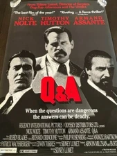 Movie Theater Cinema Poster Lobby Card 1990 Q&A Nick Nolte Armand Assante Hutton