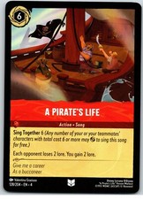 #128 A Pirate's Life - Uncommon - Ruby 2024 Disney Lorcana Ursula's Return
