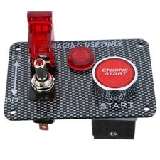 Ignition Switch Panel Engine Start Push Button Led 12v Toggle Racing Car