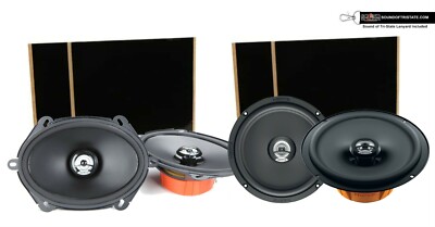 Hertz DCX570.3 5x7'' + DCX165.3 6.5'' Speakers w/ Sound Deadening Material Package