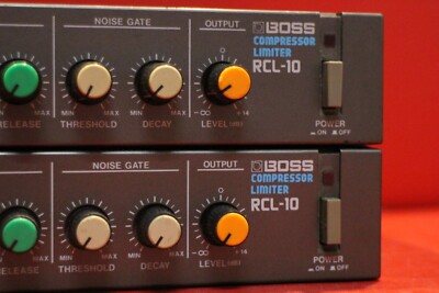 USED BOSS RCL 10 Compressor Limiter RCL-10 Micro Rack Series Pair