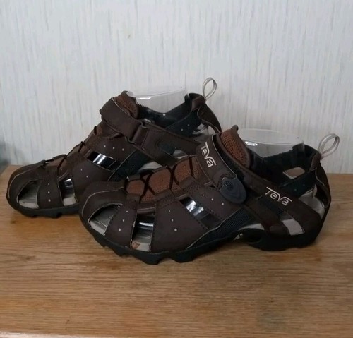 Teva Deacon Sandals Mens Size 7 Brown Hiking Water Sports  Shoc Pad