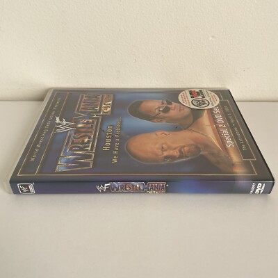 WWF WrestleMania X-Seven 17 2001 DVD WWE Austin Vs Rock - Very